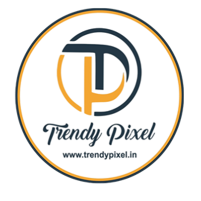 Trendy pixel logo
